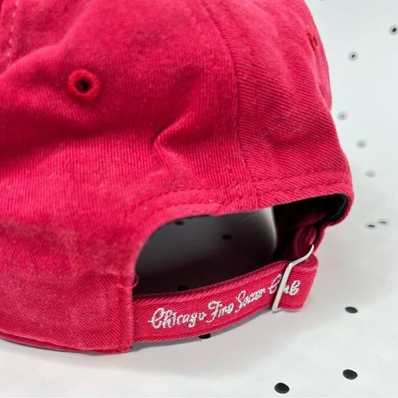 ❤️ CHICAGO FIRE ❤️ SOCCER CLUB fan cap hat women’s vintage sequins glitter - Picture 4 of 7